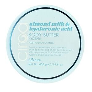 CIROA Body Butter Almond Milk Hyaluronic Acid Hydrate Moisturizer Cream 15.8oz